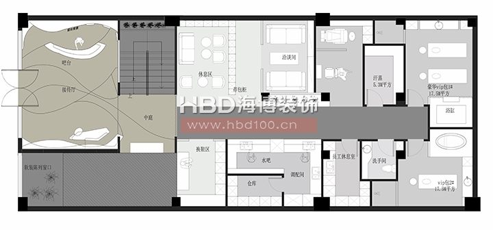 品位美容院裝修設計,美容會所裝修設計,娛樂會所設計,海博裝飾.jpg