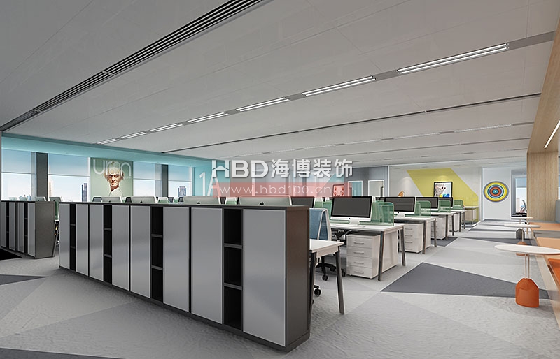 貿(mào)易公司辦公室裝修設計,電商公司辦公室設計,廣州裝飾公司,海博裝飾.jpg