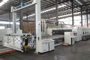 全自動1628四色水性印刷開槽模切機